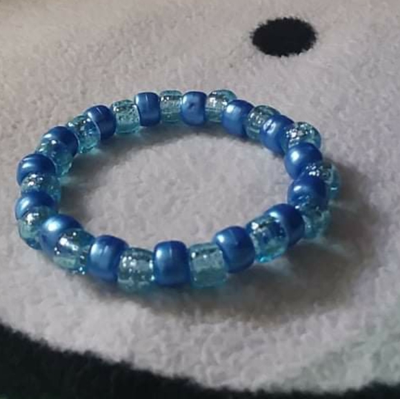 blue kandi bracelet - Picture 1 of 4